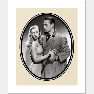 Veronica Lake & Alan Ladd In This Gun For Hire Posters and Art